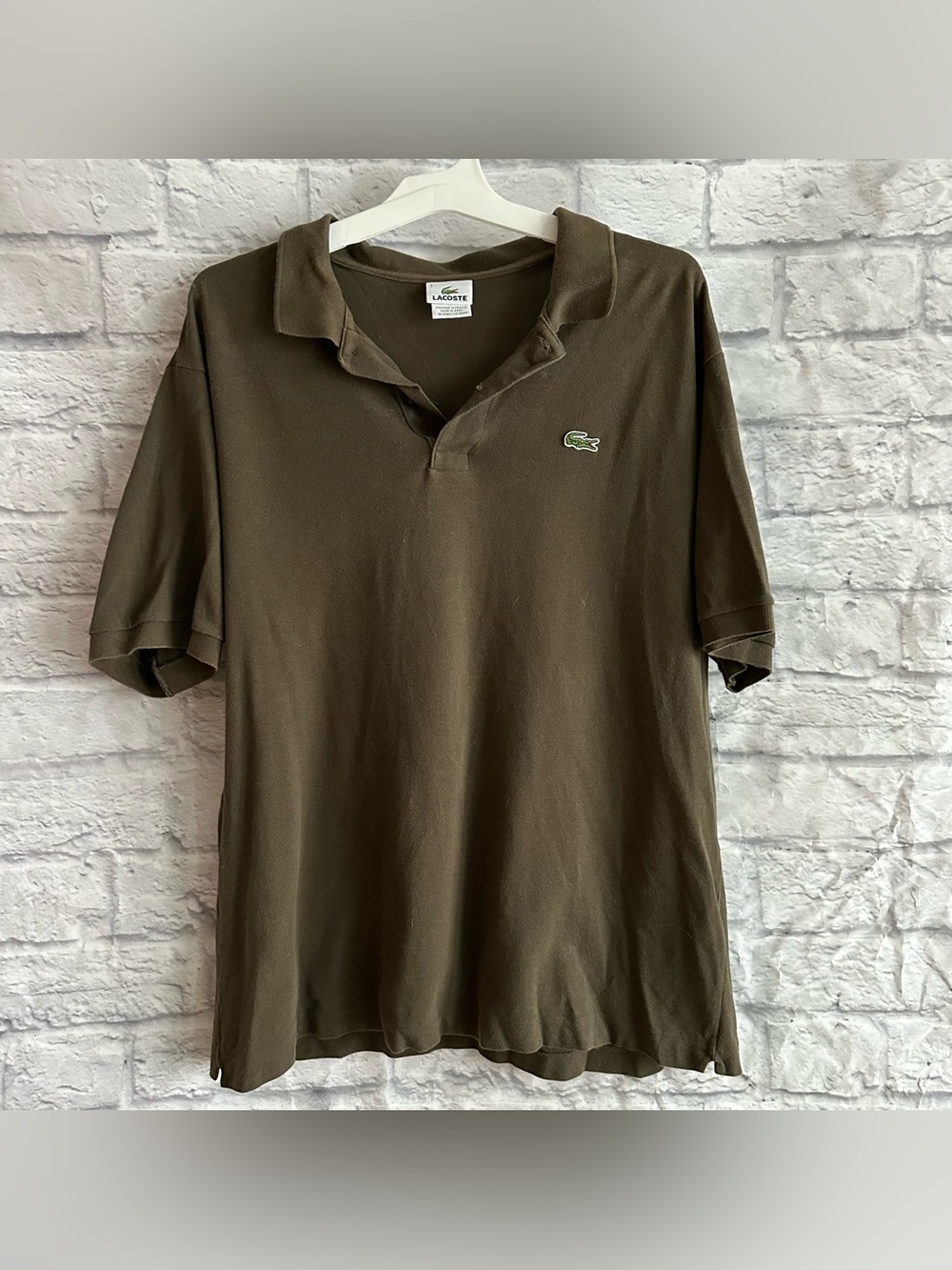 PREOWNED LACOSTE MENS SHORT SLEEVE POLO SHIRT SIZE XL 7